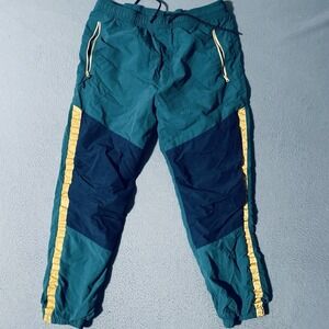 Vintage American Eagle Men's Windbreaker Baggy Track Pants Mesh Lined Colorblock